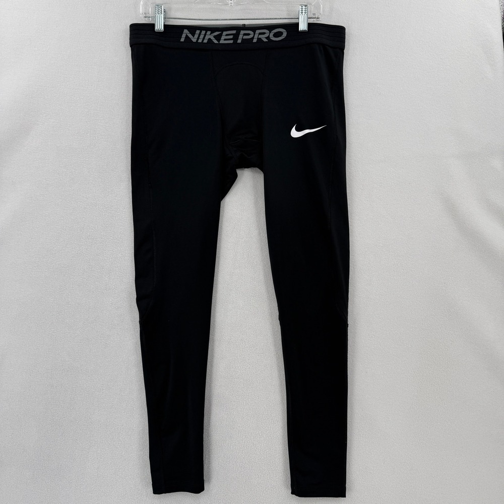 Nike Pro Training Tights Mens XXL Black Dri-FIT Compression Tight Fit BV5641-010